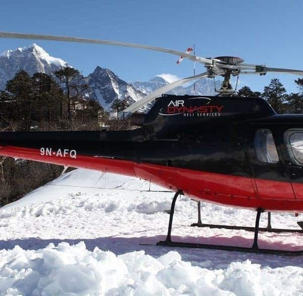 Trek to Everest Base camp and return by helicopter