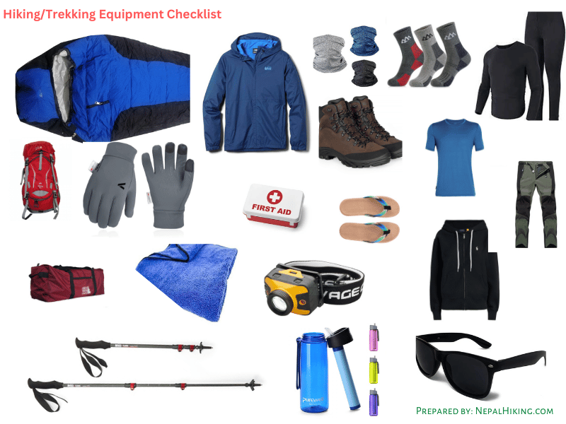 Trekking Equipment Checklist